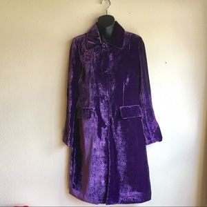 Vintage 70s Style Purple Coat